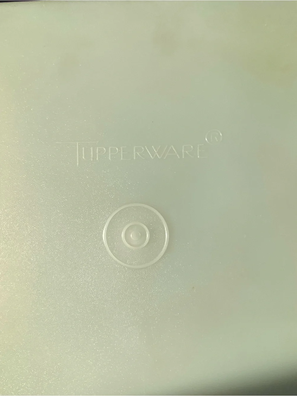 Vintage Tupperware Square Cake Taker/Saver #1241 Sheer Lid Harvest Gold Base